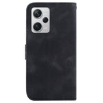 For Xiaomi Redmi Note 12 Pro+ 5G 7-Shape Imprinted Wallet Stand Phone Case Anti-fall Leather Shell
