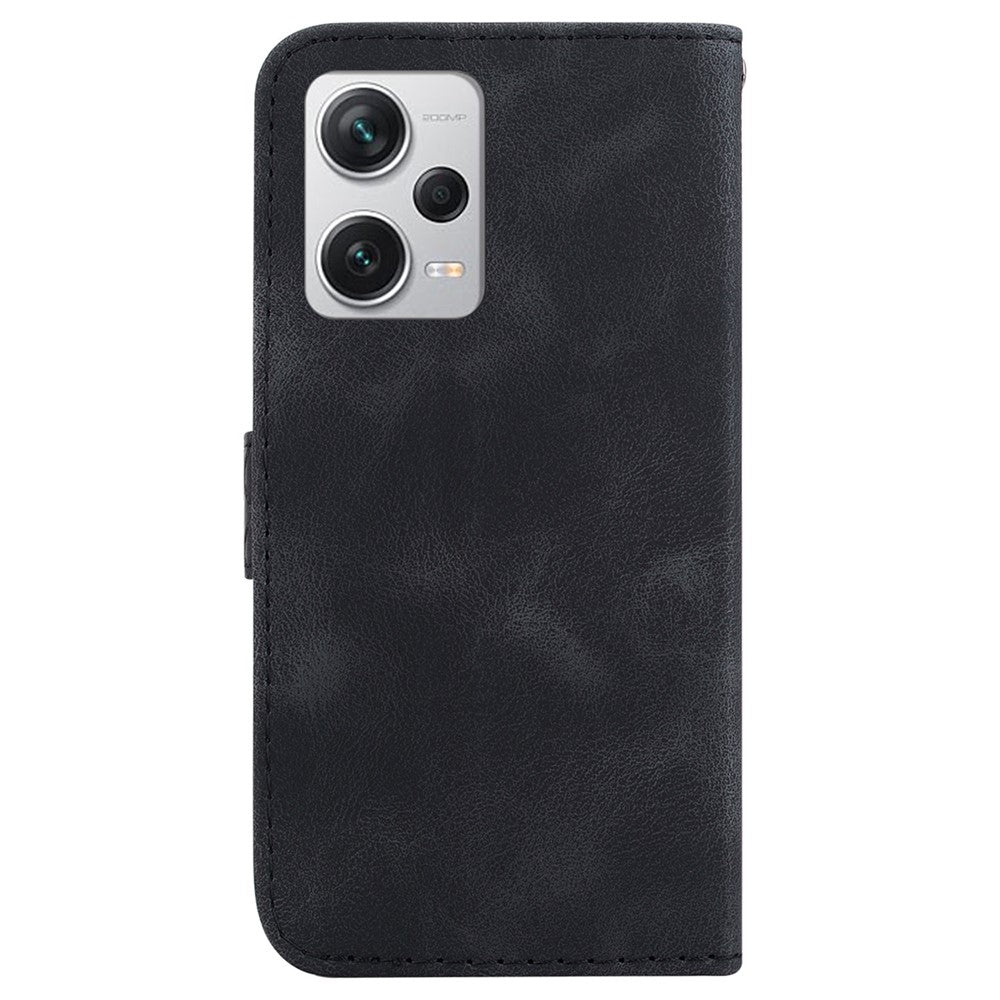 For Xiaomi Redmi Note 12 Pro+ 5G 7-Shape Imprinted Wallet Stand Phone Case Anti-fall Leather Shell
