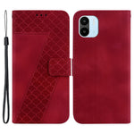 PU Leather Shell for Xiaomi Redmi A1 4G / A2 4G Phone Cover 7-Shape Imprinted Wallet Stand Case