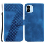 PU Leather Shell for Xiaomi Redmi A1 4G / A2 4G Phone Cover 7-Shape Imprinted Wallet Stand Case
