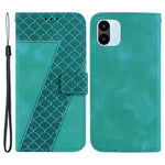 PU Leather Shell for Xiaomi Redmi A1 4G / A2 4G Phone Cover 7-Shape Imprinted Wallet Stand Case
