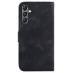 For Samsung Galaxy A24 4G (162.1 x 77.6 x 8.3mm) 7-Shape Imprinted Cell Phone Case Anti-scratch Wallet Stand Leather Cover