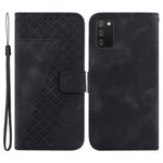 Til Samsung Galaxy A03s (166,5 mm) 7-formet præget PU-lædertelefonetui med pung og stativfunktion
