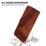 For Honor X9 4G / 5G Slim-Fit Shell Leather Phone Case Stand Imprinted 7-Shape Pattern Wallet Flip Cover