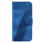 Til Honor X9a 5G / X40 5G / Magic5 Lite 5G Flip Læder Telefoncover Stativ Præget 7-formet Mønster Tegnebogsomslag