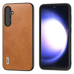 ABEEL Til Samsung Galaxy S23 FE Telefoncover med Koskindstekstur PU Læder+TPU+PC Telefoncover