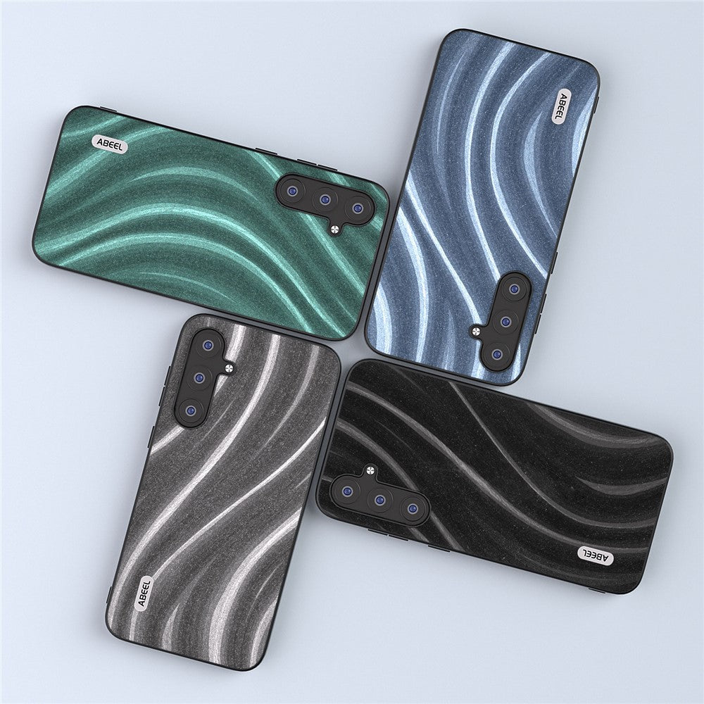 ABEEL Milky Way Series for Samsung Galaxy S23 FE Phone Cover PU Leather Coated PC+TPU Case