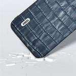 ABEEL Til Samsung Galaxy S23 FE Kohudslæderbelægning Telefoncover Krokodillemønster TPU + PC Etui