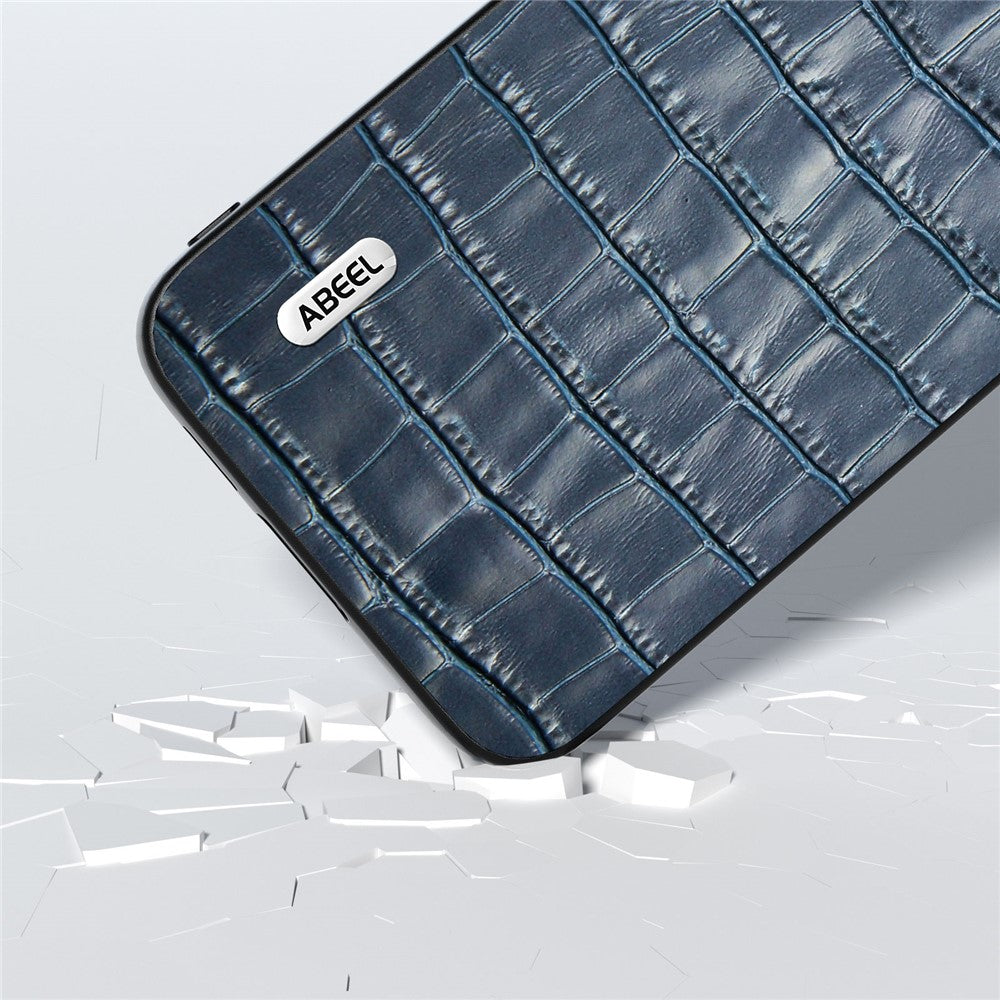 ABEEL Til Samsung Galaxy S23 FE Kohudslæderbelægning Telefoncover Krokodillemønster TPU + PC Etui