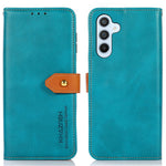KHAZNEH Til Samsung Galaxy F34 5G / M34 5G Telefoncover, Ægte Læder Tekstur Stand Pung PU Læder Skal