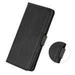 For Samsung Galaxy F34 5G / M34 5G Phone Stand Shell Cowhide Texture Phone Wallet Case PU Leather Cover