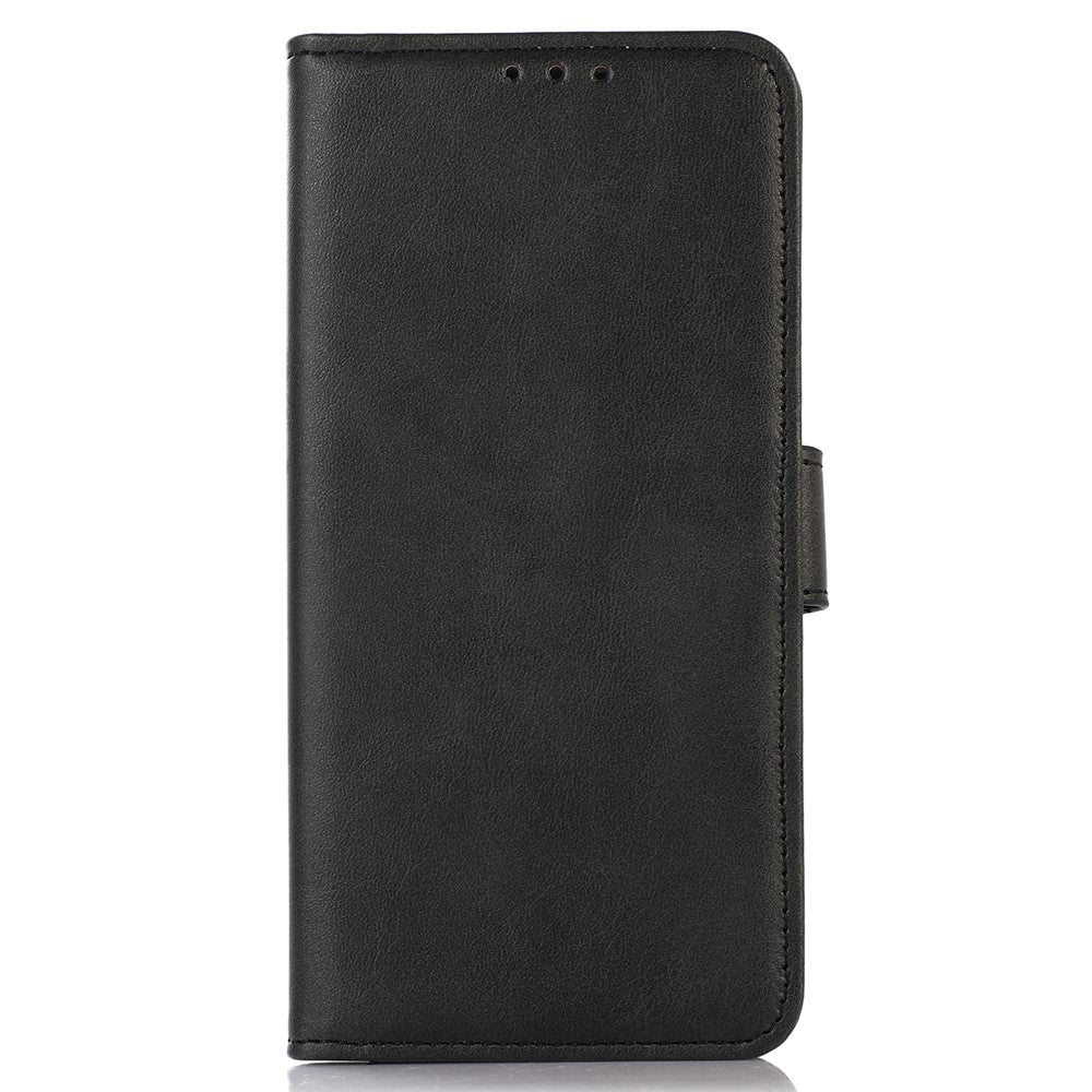 For Samsung Galaxy F34 5G / M34 5G Phone Stand Shell Cowhide Texture Phone Wallet Case PU Leather Cover