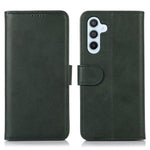 For Samsung Galaxy F34 5G / M34 5G Phone Stand Shell Cowhide Texture Phone Wallet Case PU Leather Cover