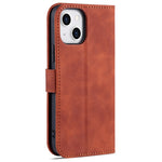 AZNS For iPhone 15 Plus Dustproof Cell Phone Cover Stand Wallet PU Leather Phone Case