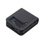BINFEN COLOR For Samsung Galaxy Z Flip4 5G PU Leather + Hard PC Shell Slim Protective Phone Case Cover
