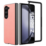 VILI TH Series For Samsung Galaxy Z Fold5 5G Anti-Drop Phone Case PU+PC+TPU Phone Cover