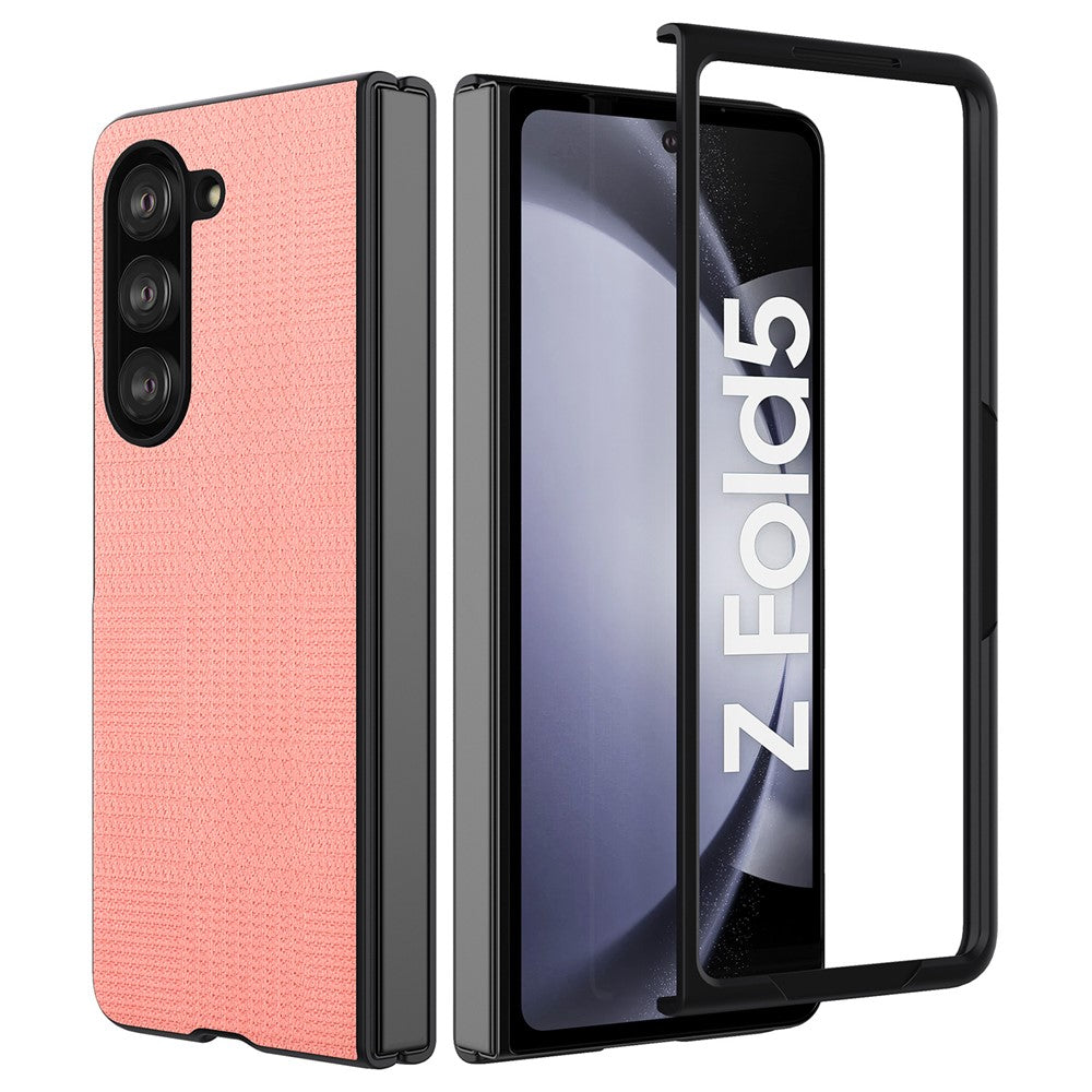 VILI TH Series For Samsung Galaxy Z Fold5 5G Anti-Drop Phone Case PU+PC+TPU Phone Cover