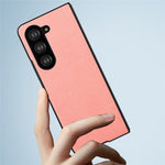 VILI TH Series For Samsung Galaxy Z Fold5 5G Anti-Drop Phone Case PU+PC+TPU Phone Cover
