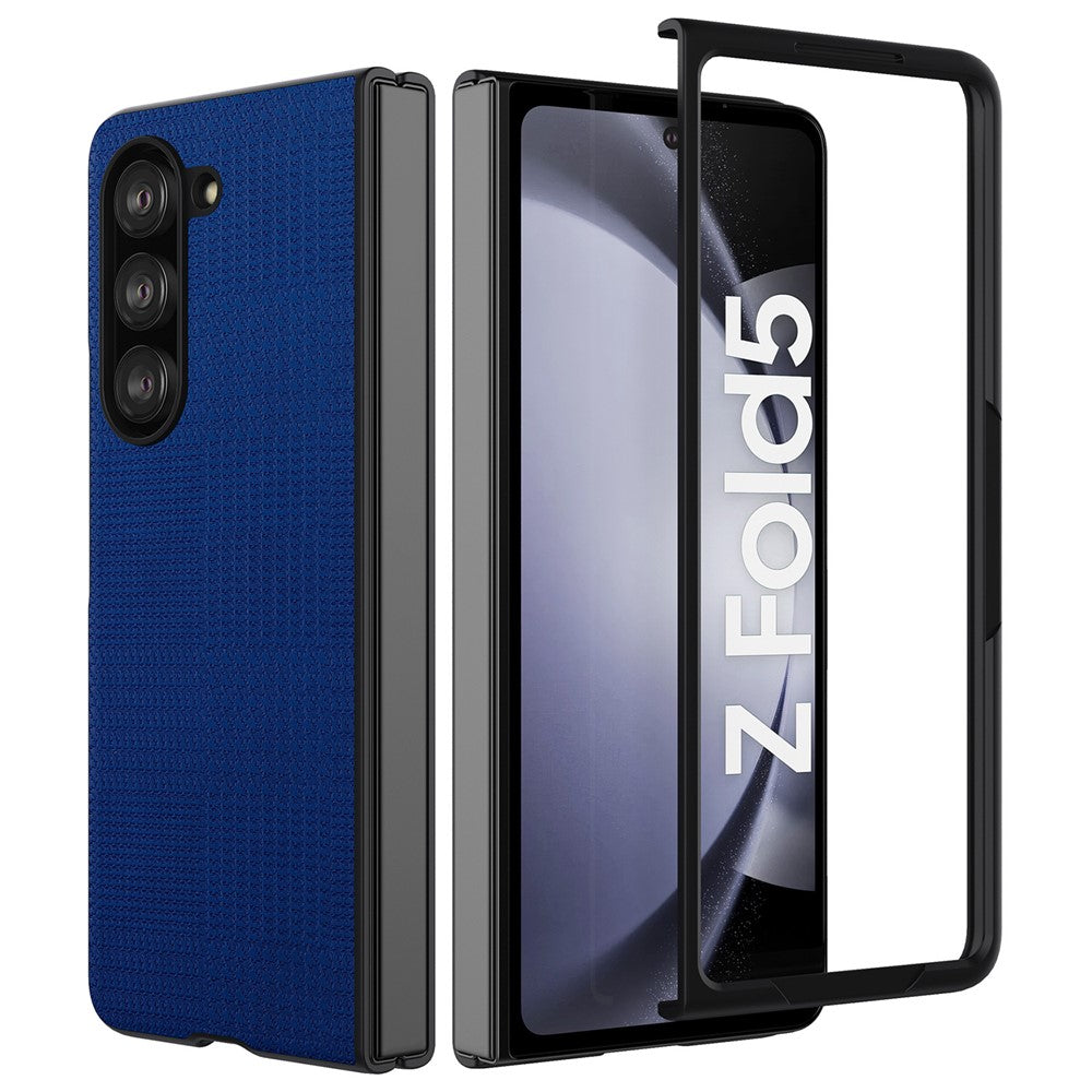 VILI TH Series For Samsung Galaxy Z Fold5 5G Anti-Drop Phone Case PU+PC+TPU Phone Cover