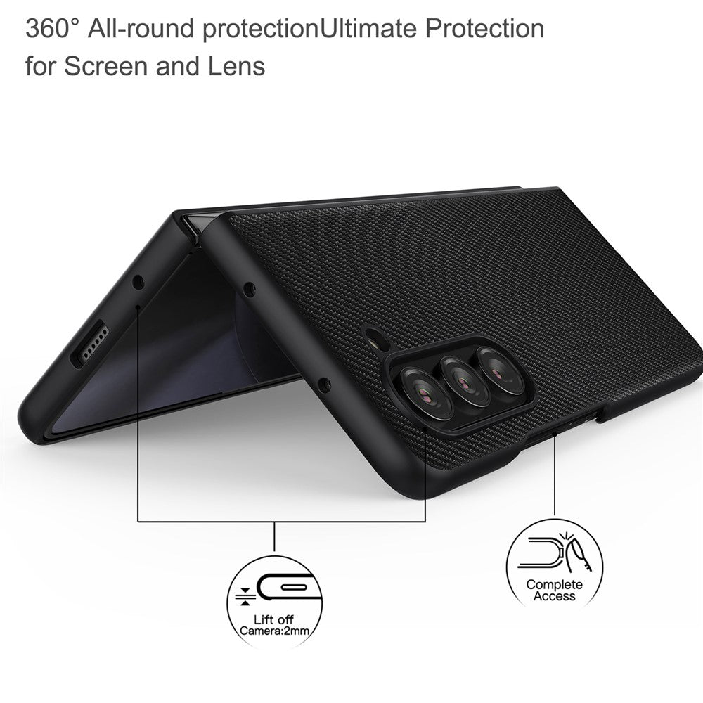 VILI TC Series Phone Case for Samsung Galaxy Z Fold5 5G Anti-Scratch PU+PC+TPU Slim Phone Cover