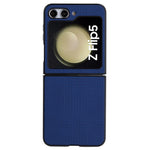 VILI TH Series For Samsung Galaxy Z Flip5 5G Cellphone Protective Case PU Leather Coated PC+TPU Phone Cover