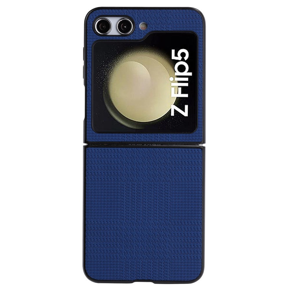 VILI TH Series For Samsung Galaxy Z Flip5 5G Cellphone Protective Case PU Leather Coated PC+TPU Phone Cover
