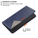 For Oppo A78 4G Stand Flip Cover PU Leather Imprinted Line Card Slots Phone Case