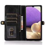TPU+PU Phone Case for Samsung Galaxy A32 5G / M32 5G Detachable 2-in-1 Shockproof Wallet Phone Case with Strap