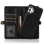 TPU+PU Phone Case for Samsung Galaxy A32 5G / M32 5G Detachable 2-in-1 Shockproof Wallet Phone Case with Strap