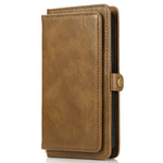 Wallet Phone Case for iPhone 13 mini 5.4 inch Detachable 2-in-1 TPU+PU Leather Flip Cover with Strap