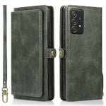 For Samsung Galaxy A33 5G TPU+PU Leather Case Detachable 2-in-1 Protective Wallet Phone Cover with Strap