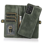 For Samsung Galaxy A33 5G TPU+PU Leather Case Detachable 2-in-1 Protective Wallet Phone Cover with Strap
