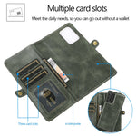For Samsung Galaxy A33 5G TPU+PU Leather Case Detachable 2-in-1 Protective Wallet Phone Cover with Strap