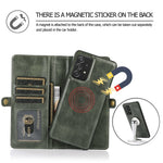 For Samsung Galaxy A33 5G TPU+PU Leather Case Detachable 2-in-1 Protective Wallet Phone Cover with Strap