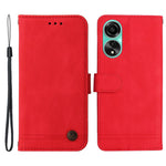 For Oppo A78 4G Leather Wallet Cases Skin Touch Phone Cover Stand with Strap