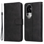 Oppo Reno10 Pro 5G (Global) / Reno10 5G (Global) mobilcover med stofstruktur, PU-læder, tegnebogsetui og faldsikring