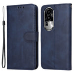 Oppo Reno10 Pro 5G (Global) / Reno10 5G (Global) mobilcover med stofstruktur, PU-læder, tegnebogsetui og faldsikring