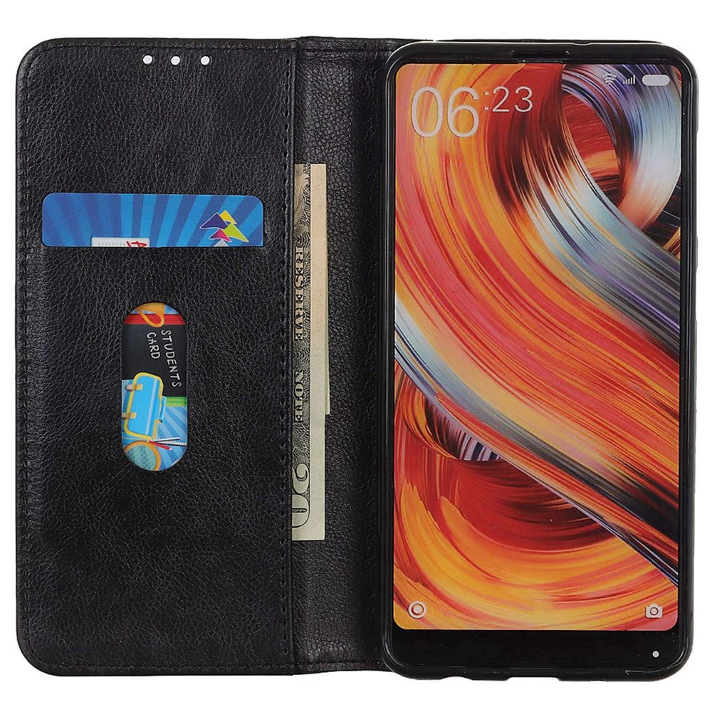 For Samsung Galaxy F34 5G / M34 5G Split Leather Wallet Phone Case Litchi Texture Stand Phone Cover