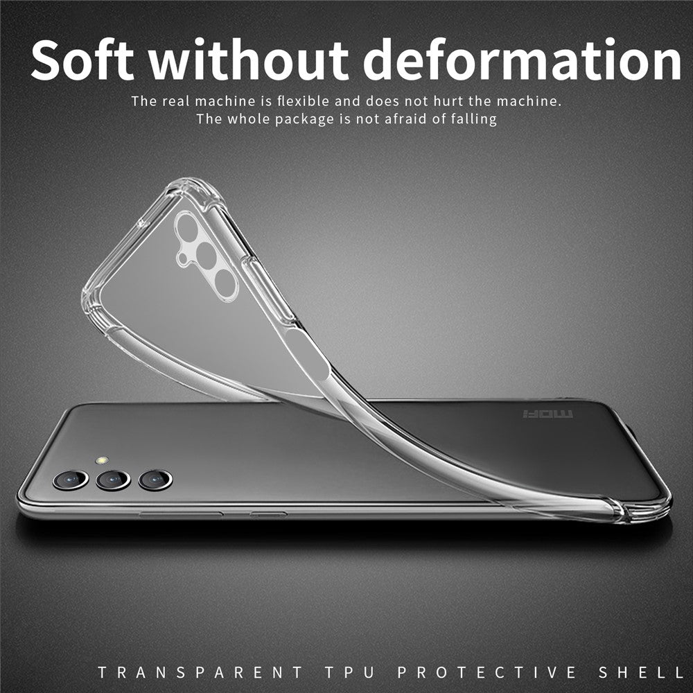 MOFI TPU Phone Case for Samsung Galaxy F34 5G / M34 5G, Anti-scratch Transparent Phone Cover