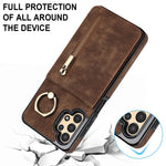 Samsung Galaxy A13 5G / A13 4G RFID-blokerende pung-etui med stativ i retro PU+TPU