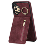 Samsung Galaxy A13 5G / A13 4G RFID-blokerende pung-etui med stativ i retro PU+TPU