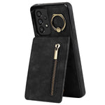 Samsung Galaxy A33 5G RFID-blockerande stativfodral Retro PU+TPU stötsäkert plånboksfodral