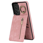 Samsung Galaxy A33 5G RFID-blockerande stativfodral Retro PU+TPU stötsäkert plånboksfodral