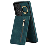 Samsung Galaxy A33 5G RFID-blockerande stativfodral Retro PU+TPU stötsäkert plånboksfodral