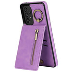 Samsung Galaxy A33 5G RFID-blockerande stativfodral Retro PU+TPU stötsäkert plånboksfodral