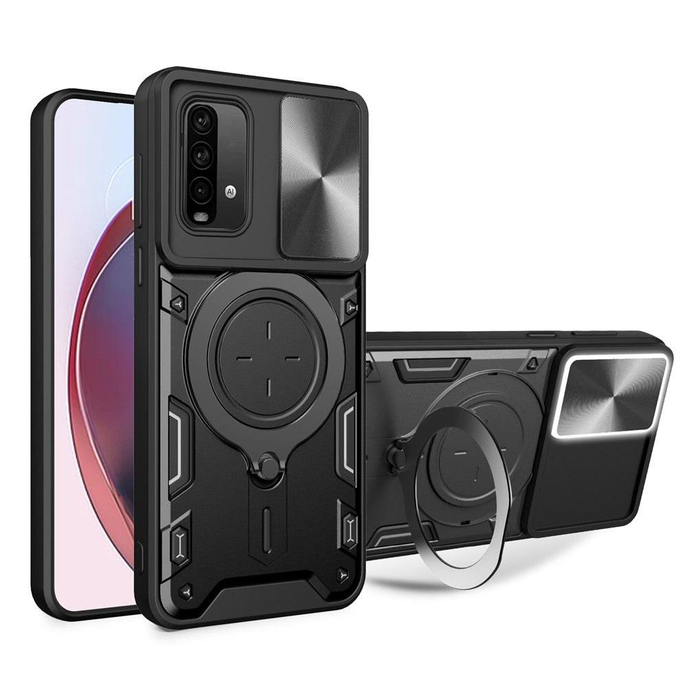 Kickstand Case for Xiaomi Poco M3 / Redmi Note 9 4G (Qualcomm Snapdragon 662) / Redmi 9 Power / Redmi 9T Phone Cover