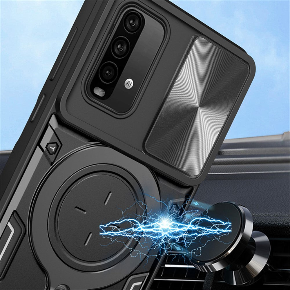 Kickstand Case for Xiaomi Poco M3 / Redmi Note 9 4G (Qualcomm Snapdragon 662) / Redmi 9 Power / Redmi 9T Phone Cover