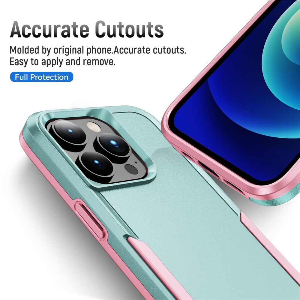 For iPhone 15 Pro PC+TPU Shockproof Phone Case Anti-drop Back Protector Cover