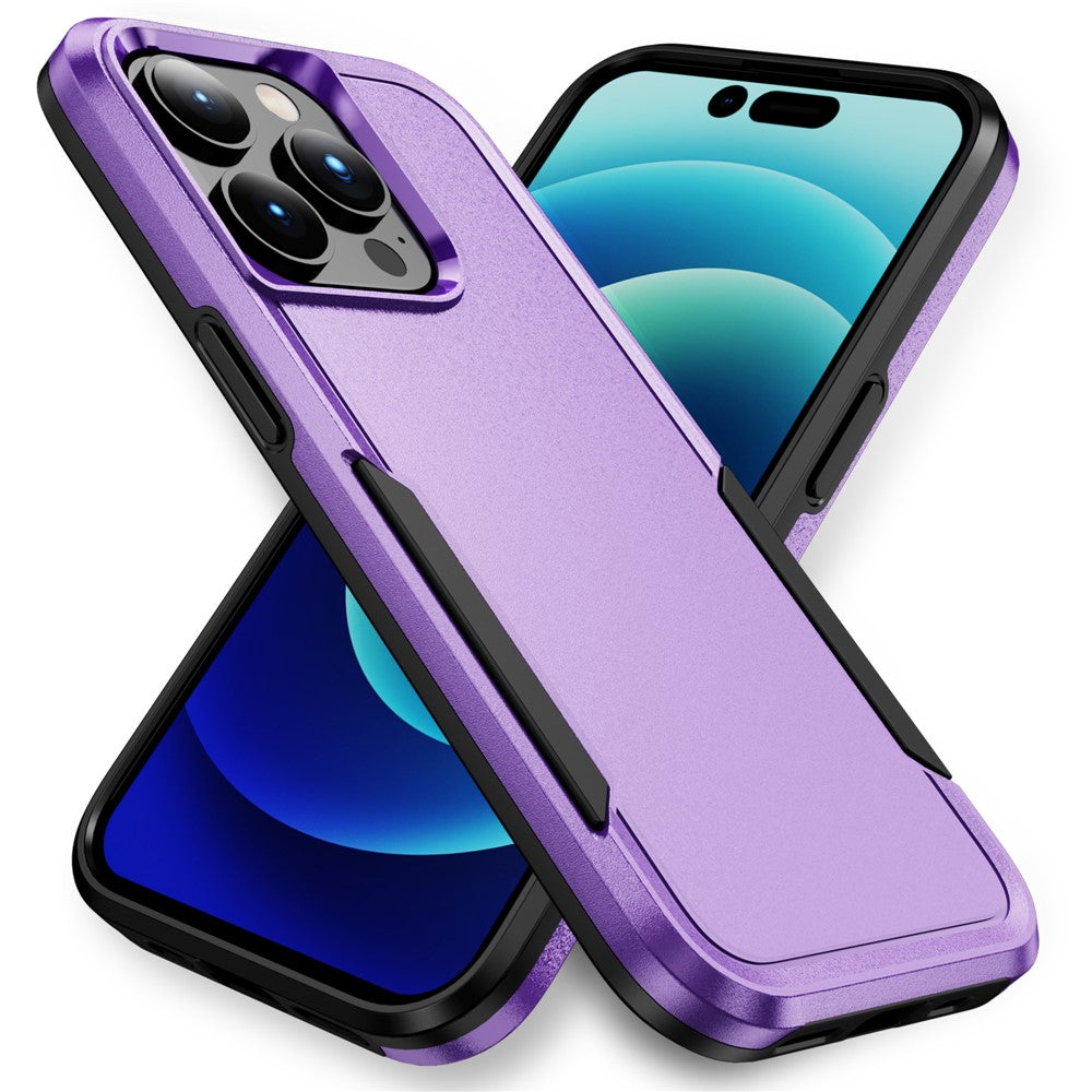 For iPhone 15 Pro PC+TPU Shockproof Phone Case Anti-drop Back Protector Cover