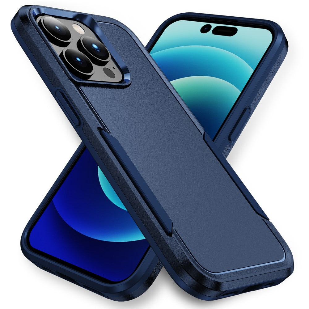 For iPhone 15 Pro PC+TPU Shockproof Phone Case Anti-drop Back Protector Cover